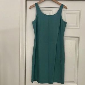 Tommy Bahama Green/Blue Silk Sheath Dress, Size 10